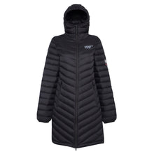 Down Puffer Coat - Black 3/4 Length