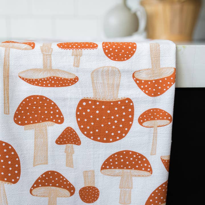 Mushroom Tea Towel