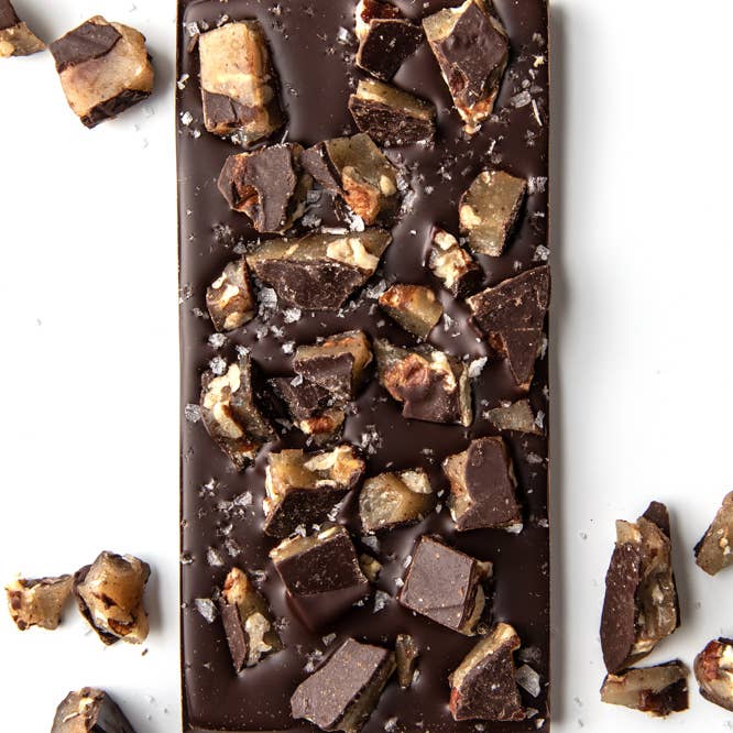 Chocolate Bar - Salted Brown Butter Texas Pecan Brittle