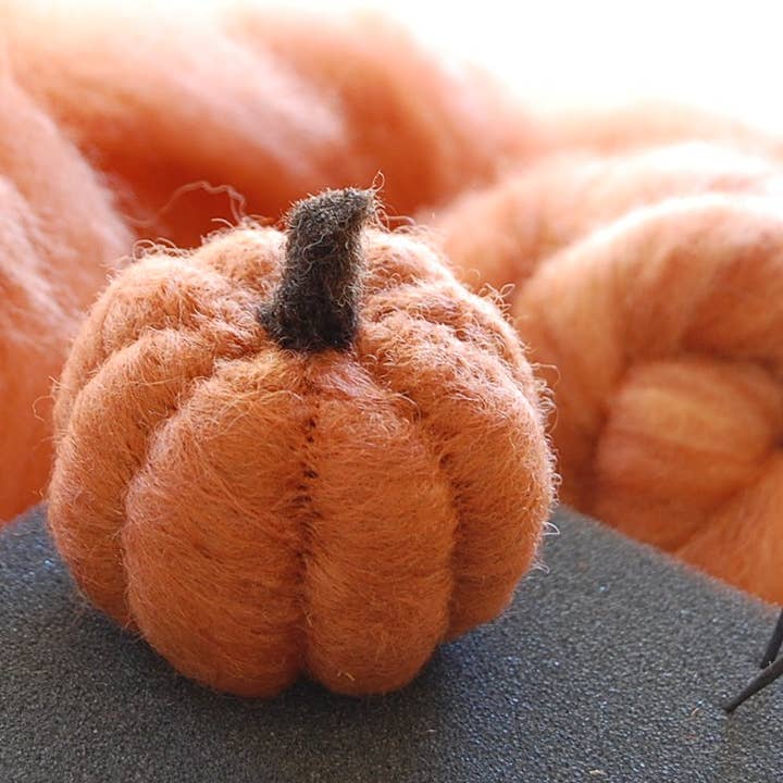 Needle Felting Kit - Pumpkin