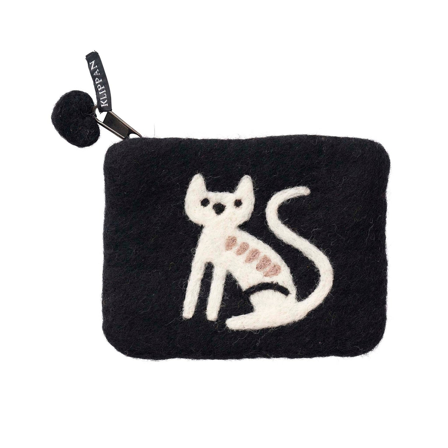 Felted Sitting Cat Purse