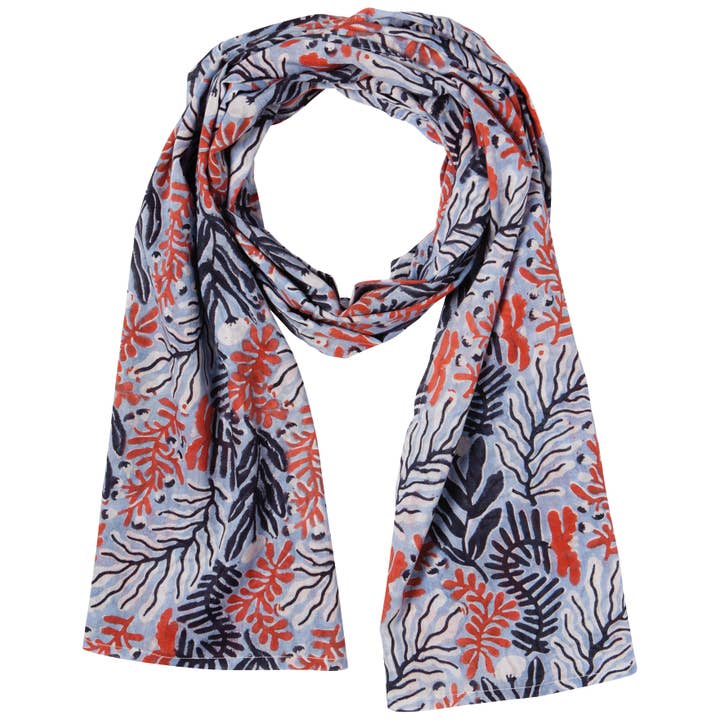 
                      
                        Printed Cotton Scarf -Entwine
                      
                    