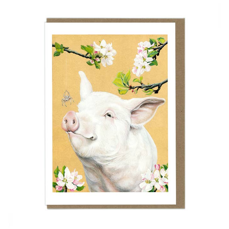 Wilbur & Charlotte Pig Card