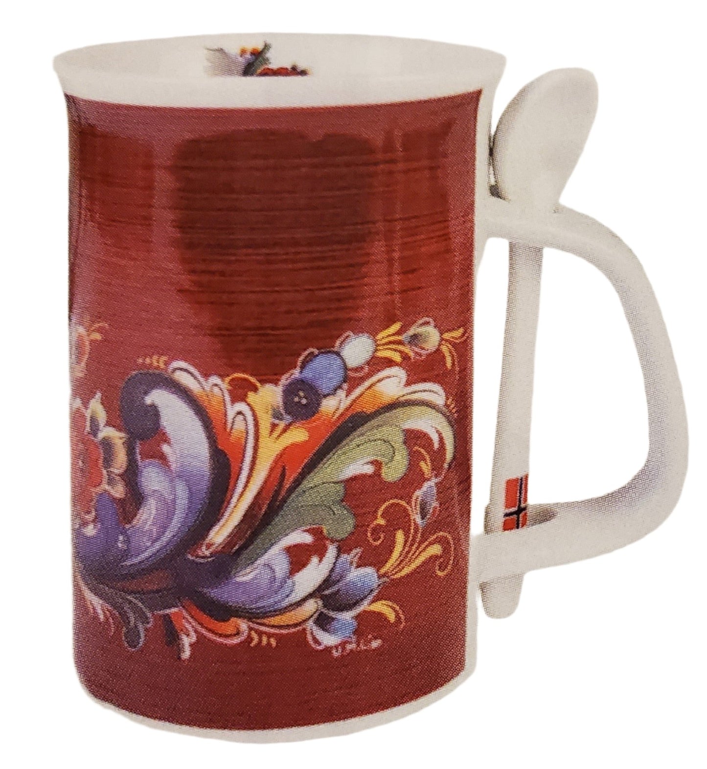 Mug Rosemaling with Spoon