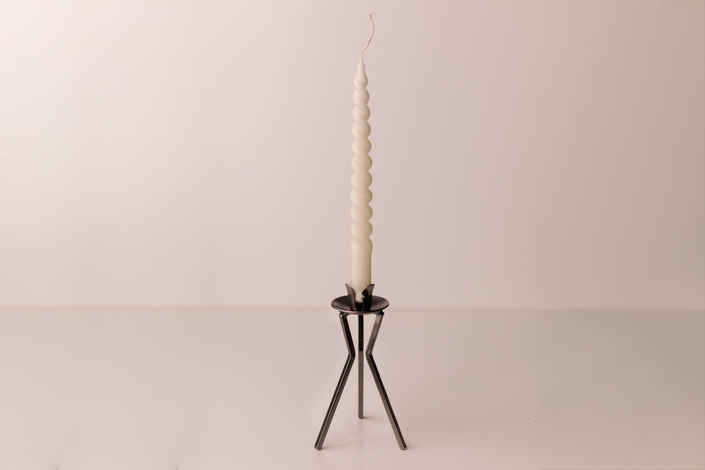 Iron Taper Candleholder - Tripod