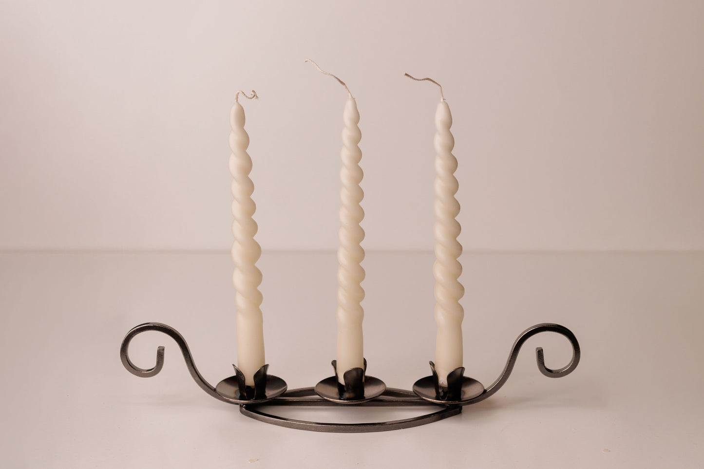 Iron Taper Candleholder - Viking Ship