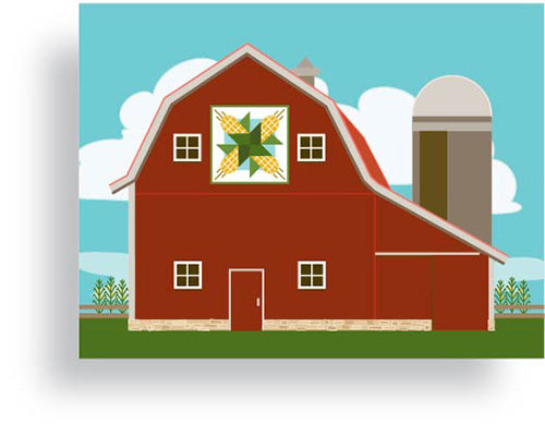 Barn Quilt Card