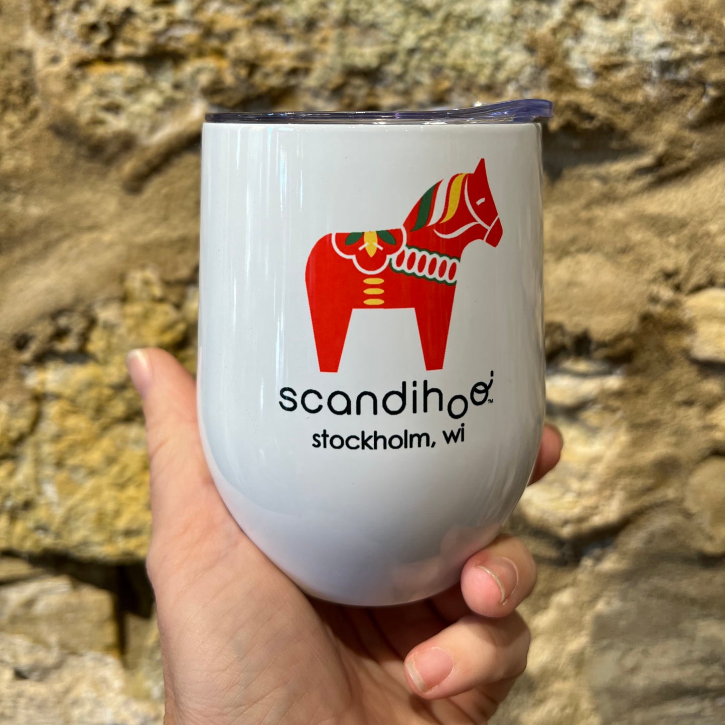 Scandihoo Dala Wine Tumbler