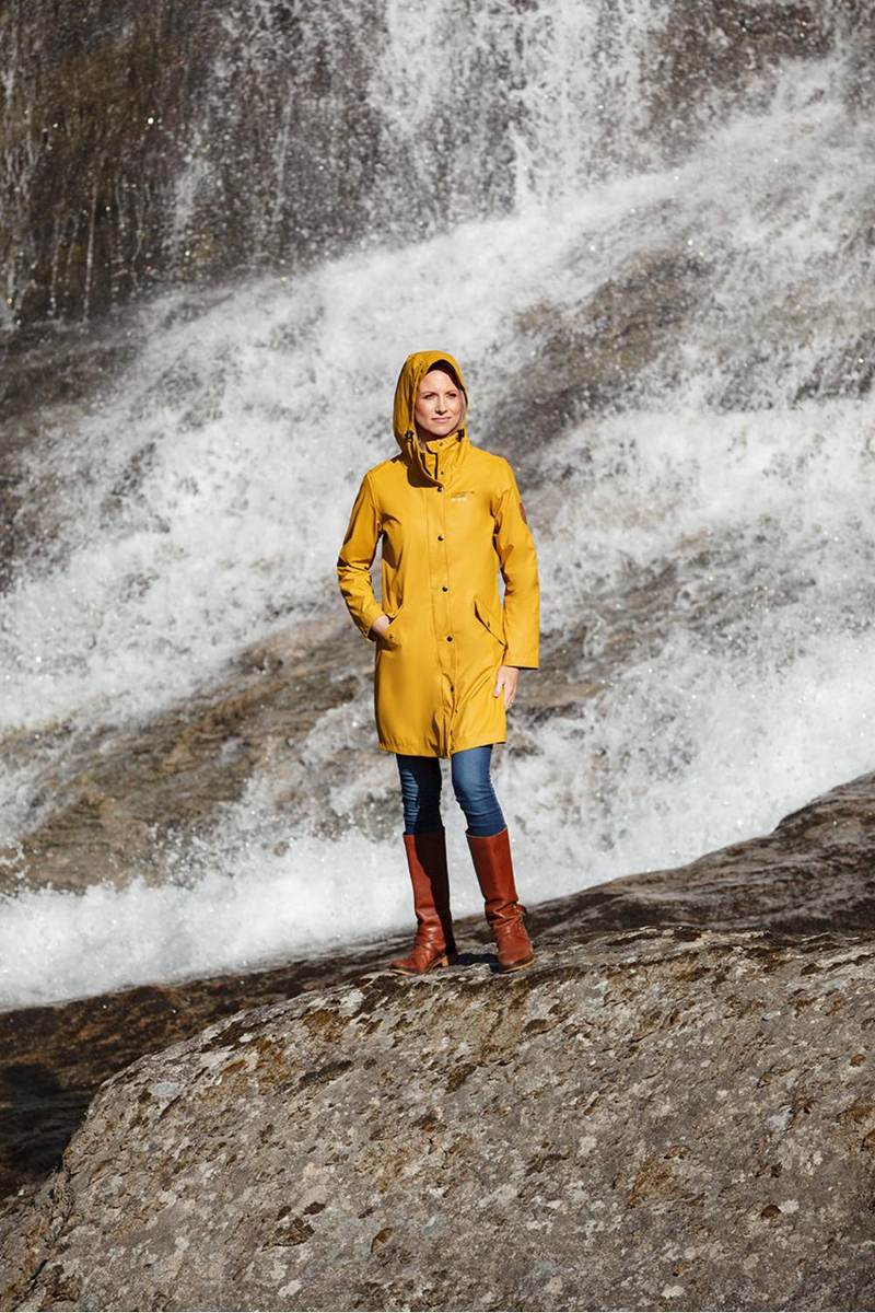 Women's Yellow Raincoat