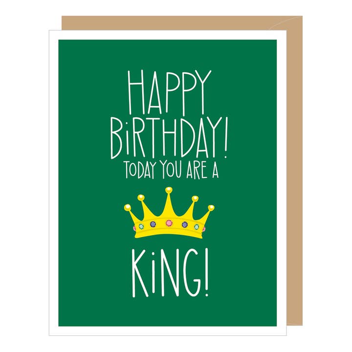 Happy Birthday King Card