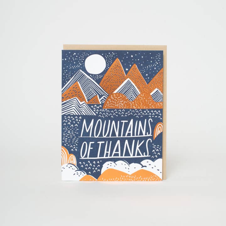 Thank You - Mountain of Thanks Card