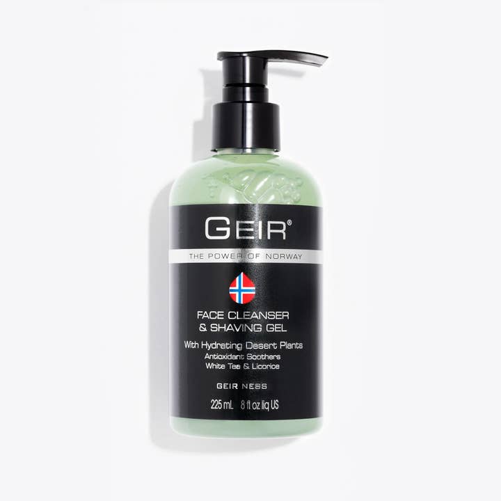 GEIR NESS For Men ~ Face Cleanser & Shave Gel