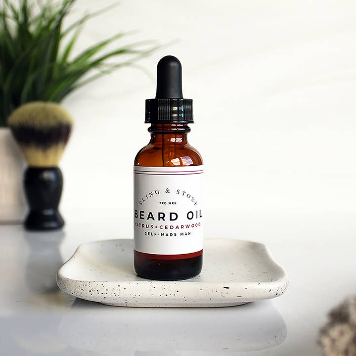 
                      
                        Sling & Stone Beard Oil
                      
                    