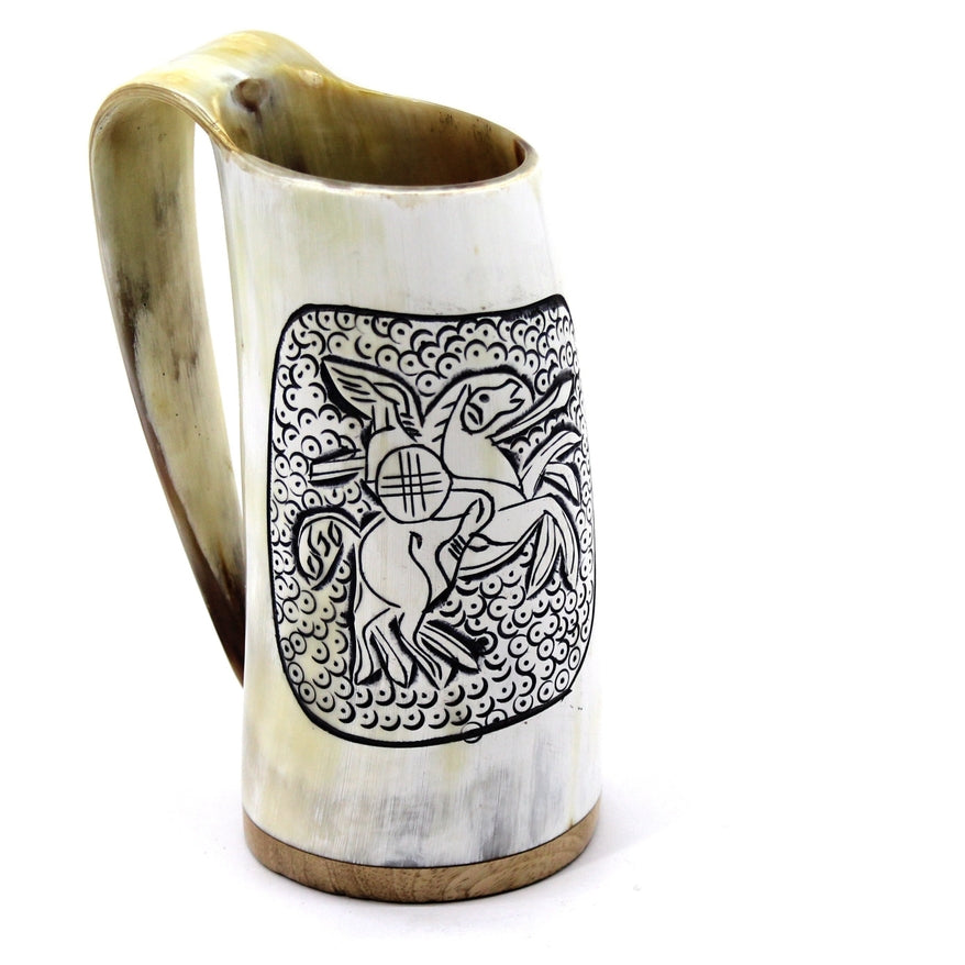 Viking Ox Horn Mug