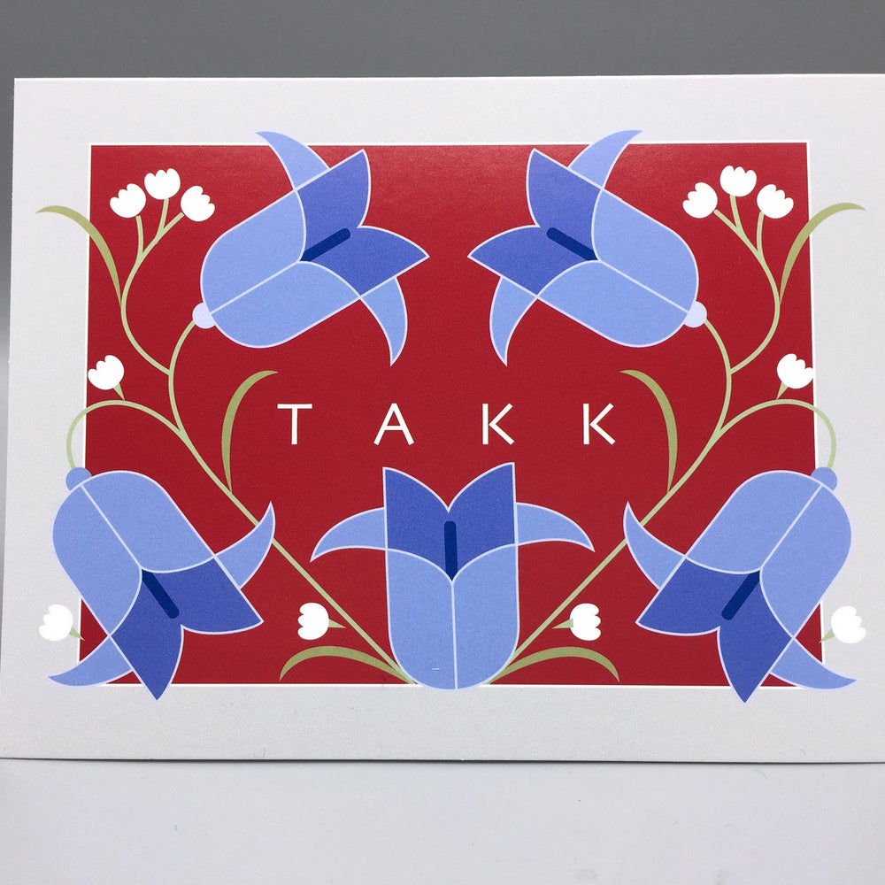 Takk, Norwegian Thank You Card