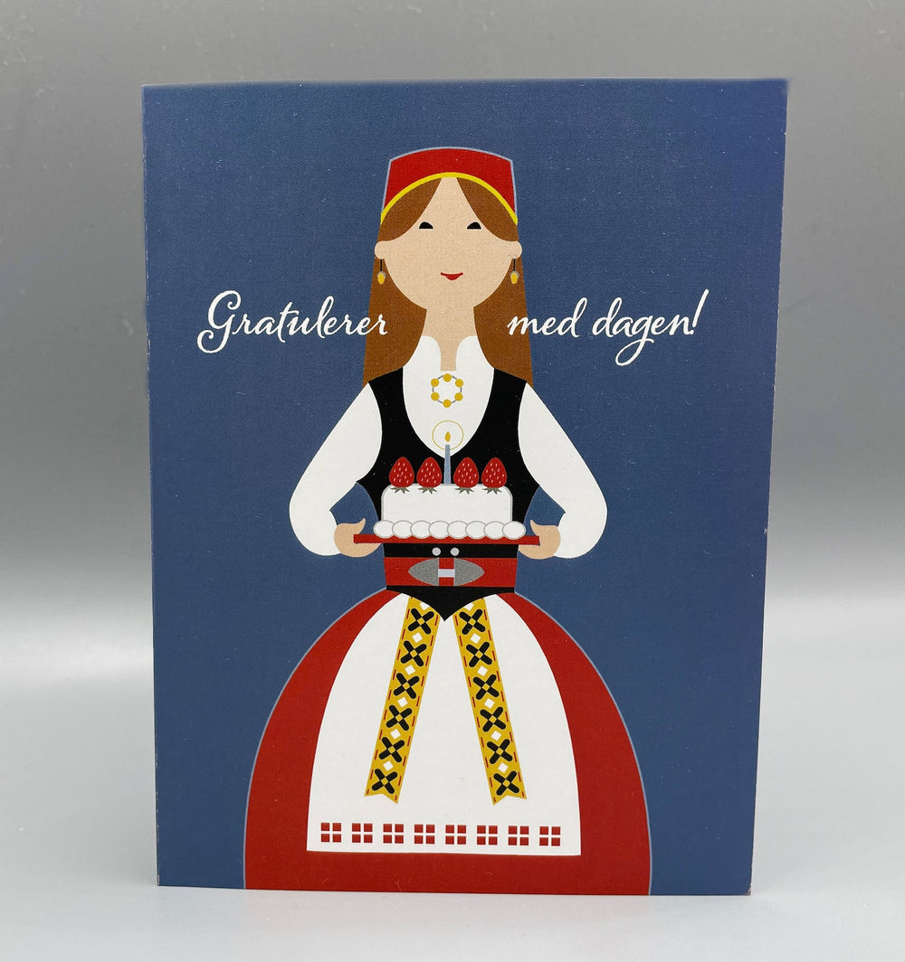 Norwegian Birthday Card