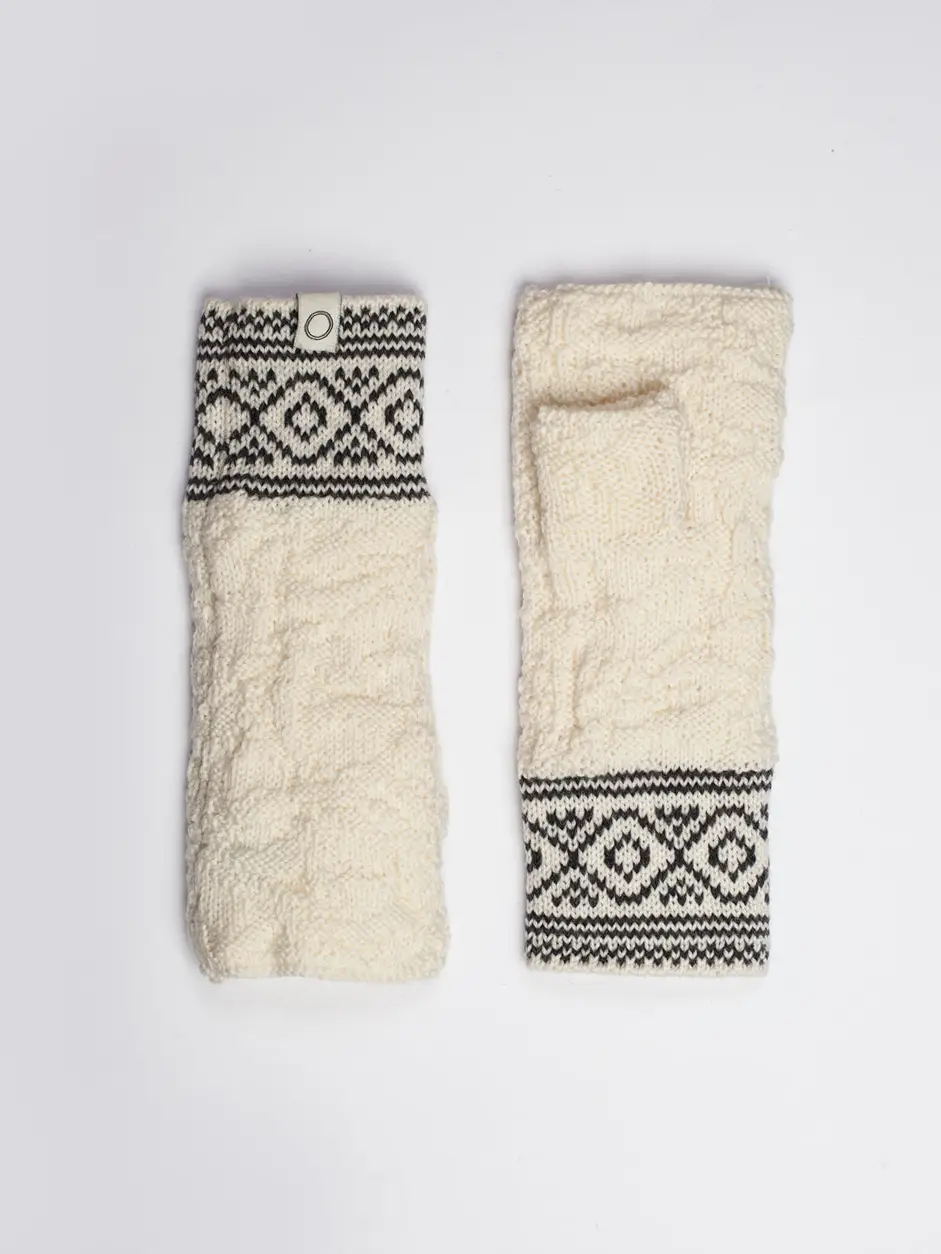 Bryggen Fingerless Mittens