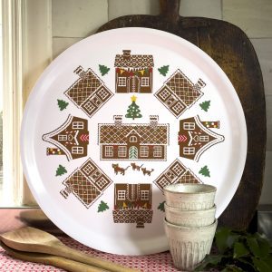 
                      
                        Gingerbread House - Swedish Birch Round Tray
                      
                    