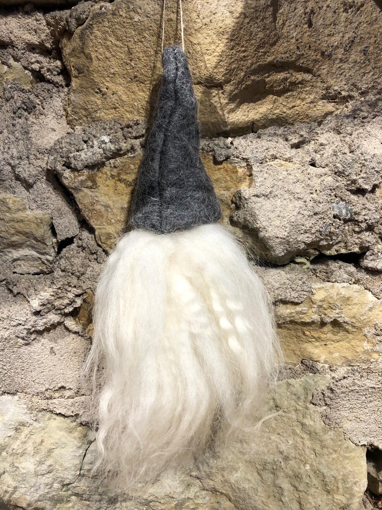 Grey Gnome Ornament