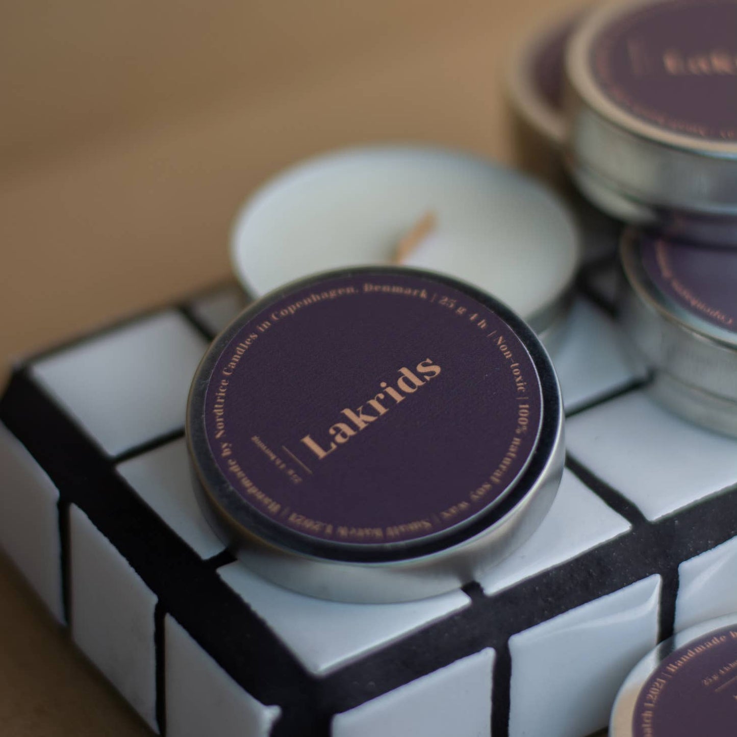 Mini Licorice Scented Soy Candle