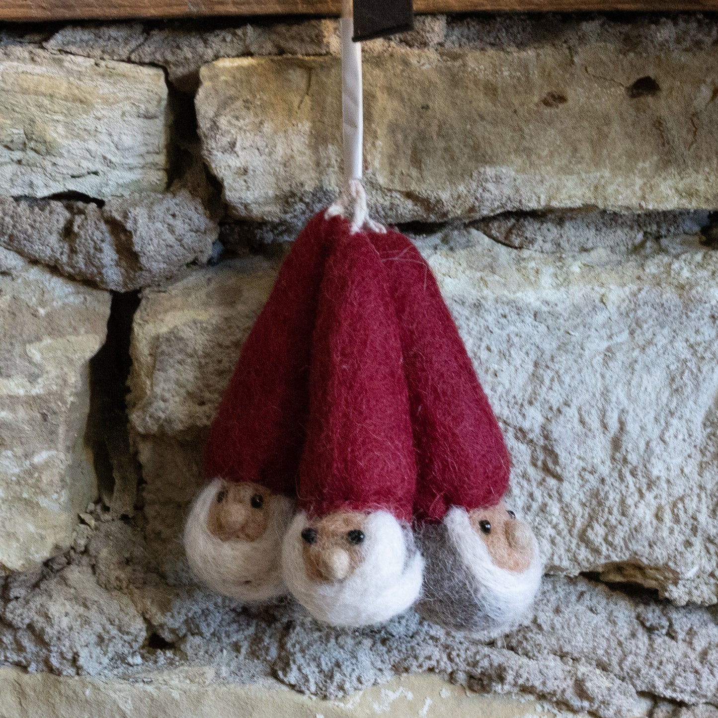 Hand Felted Gnome Trio