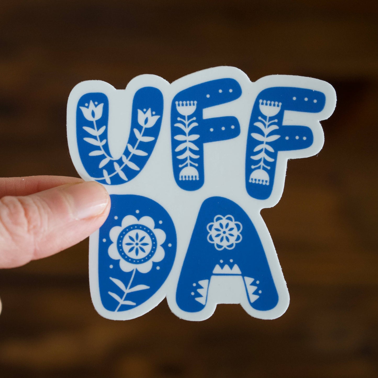 Uff Da Scandinavian Sticker