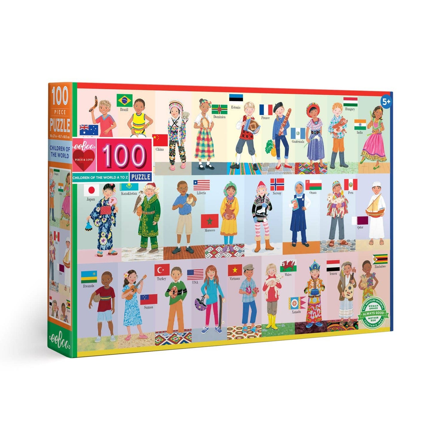 Children of the World 100 Piece Puzzle