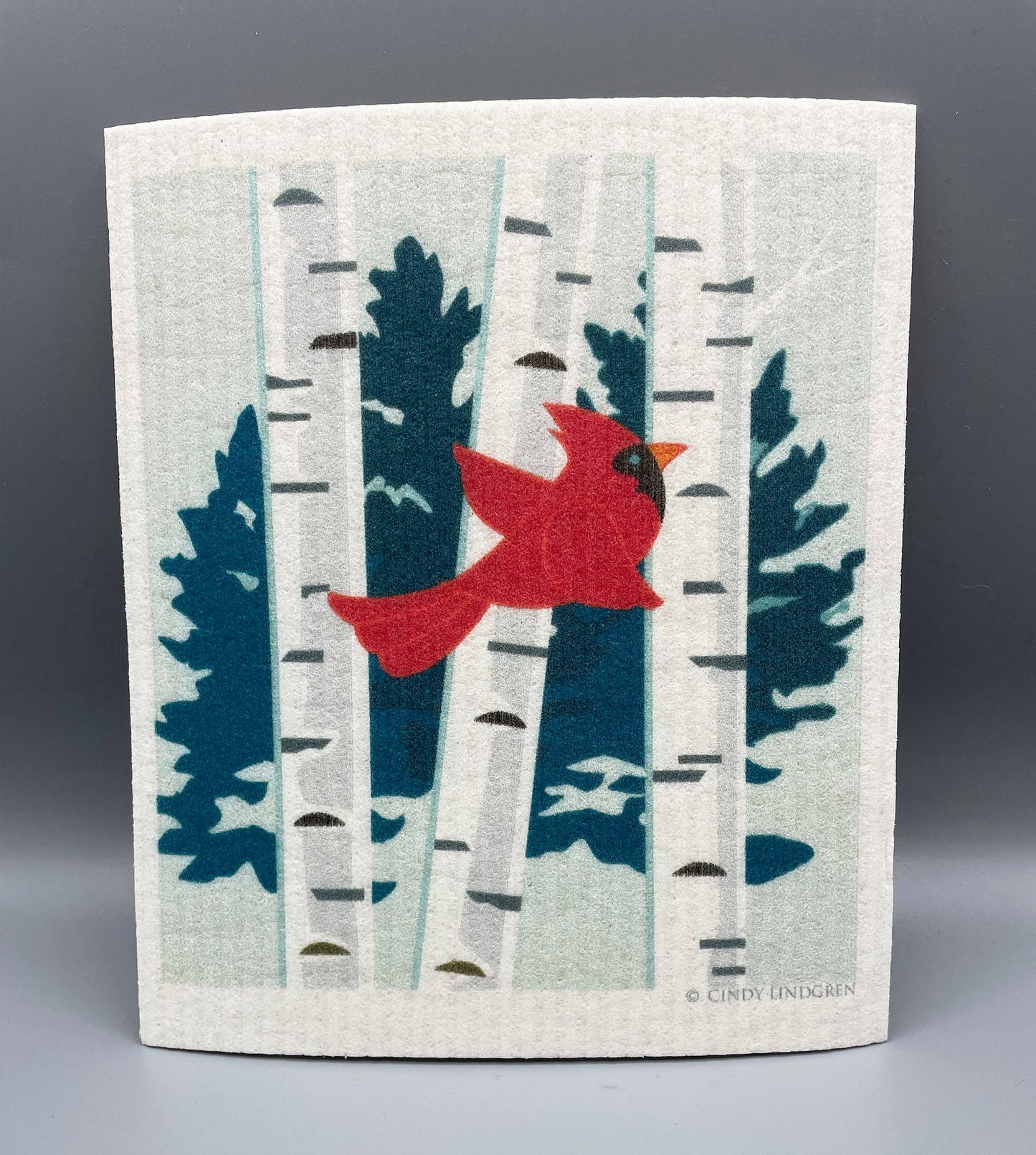 Cardinal Birch Dishcloth