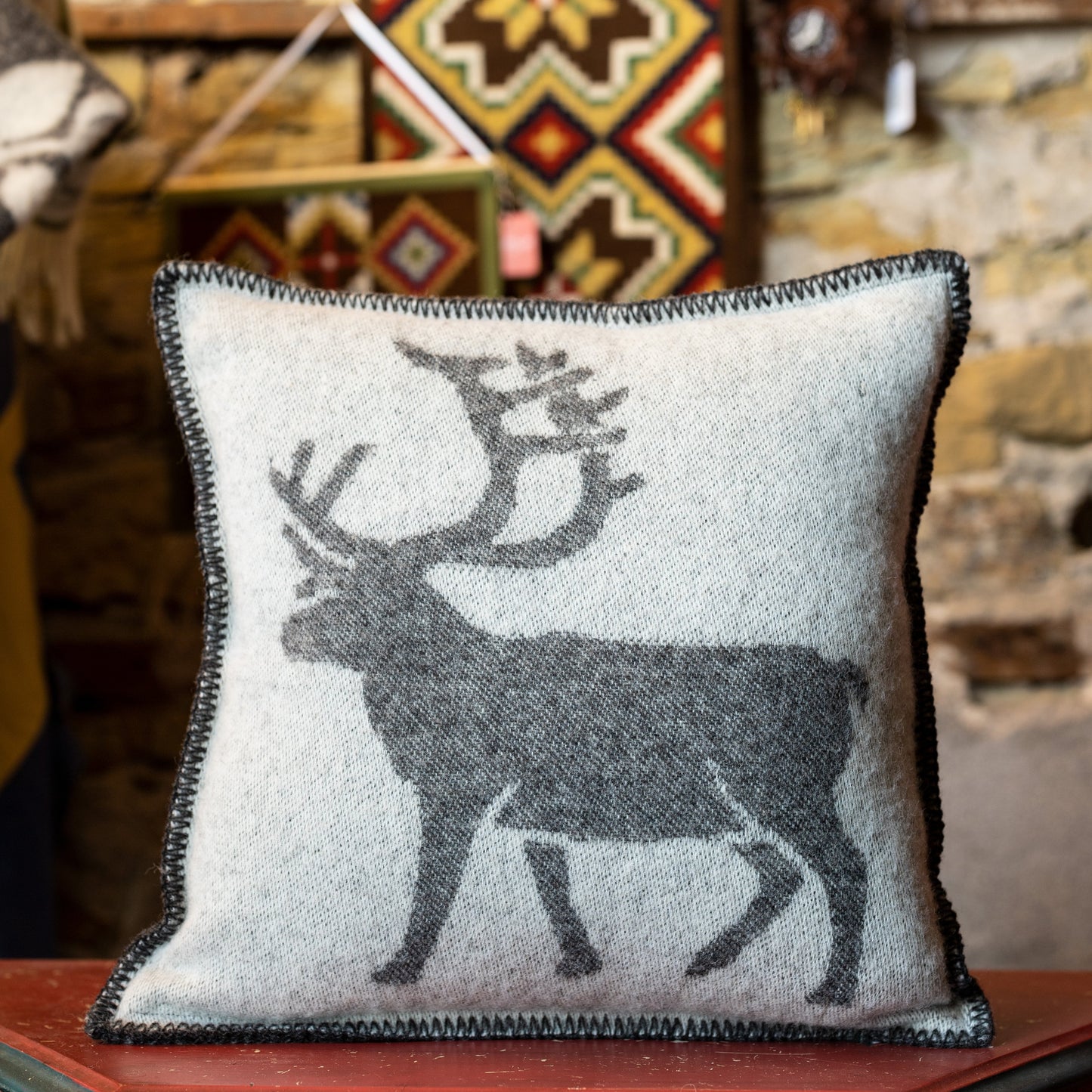 Reindeer Wool Pillow Sham