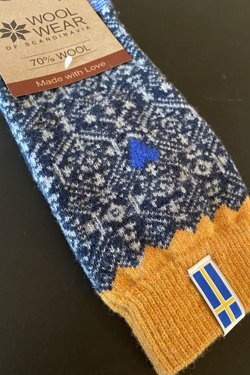 Wool Wear Swedish Flag Socks